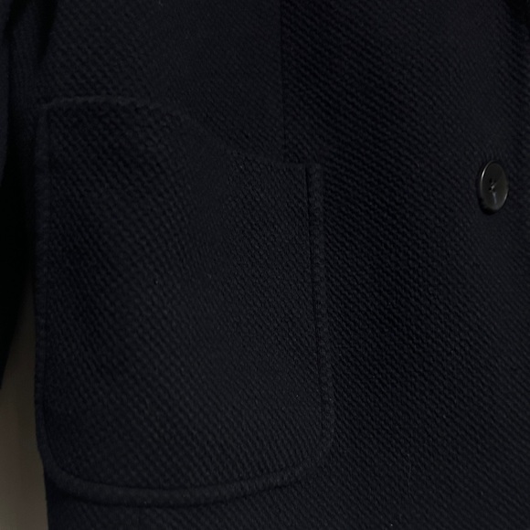 Talbots Aberdeen Knit Blazer size 16W navy blue - Picture 4 of 8